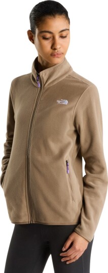 The North Face W Glacier Fleece Jacket Brown XL