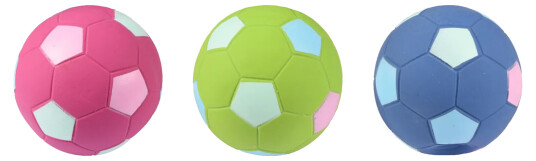 Hundeleketøy Latex Football Display Mix 6 cm