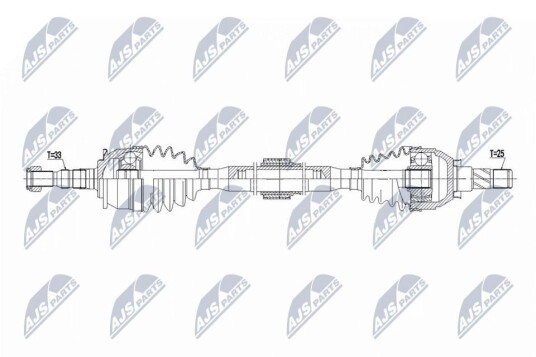 Nty Drivaksel NTY NPW PL 155 Nty Drivaksel NTY NPW PL 155