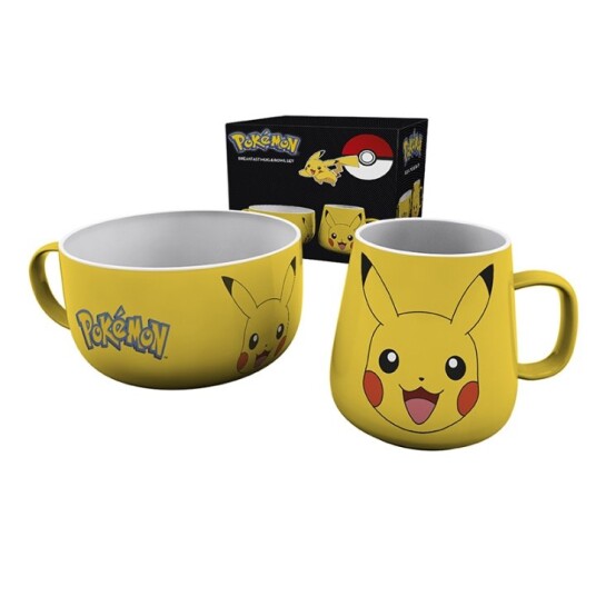 Pikachu Frokostsett med Skål og Kopp - ABYstyle Gadgets