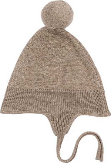 Konges Sløjd Lue   Strikk   Ull   Mattou   Light Brown   Konges Sløjd   0 3 md   Lue   Brun