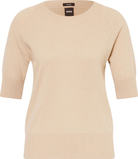 Boss Dame Strikkevarer Beige S,