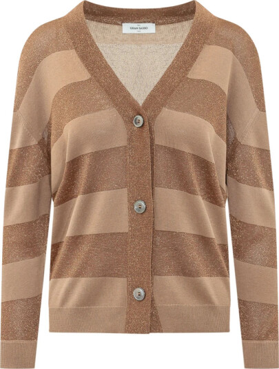Gran Sasso Dame Strikkevarer Brun 2XL, Gran Sasso Dame Strikkevarer Brun 2XL,