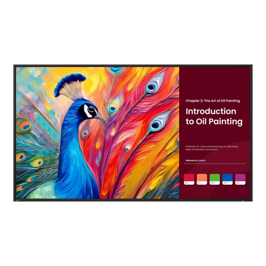 BenQ SH5504 55" 4K UHD Skjerm med innebygd høyttaler og Pantone Validering