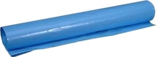Sæk 40Ltr B550xl800mm 55My Strong Blå,30 Rl X 10 Stk/Krt
