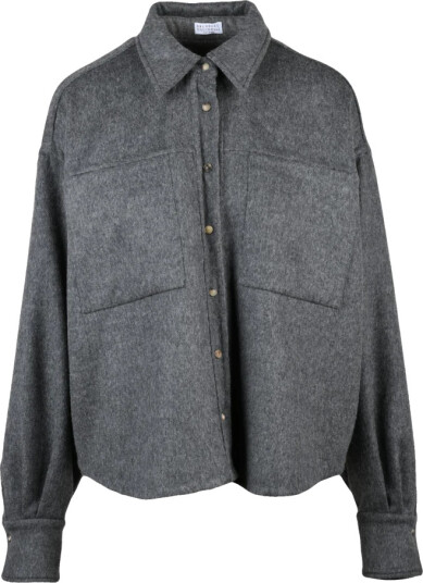 Brunello Cucinelli Dame Bluser & Skjorter Grå M,