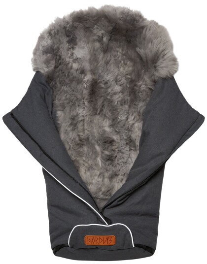 Nordlys Saga Lammeskinnspose Grey