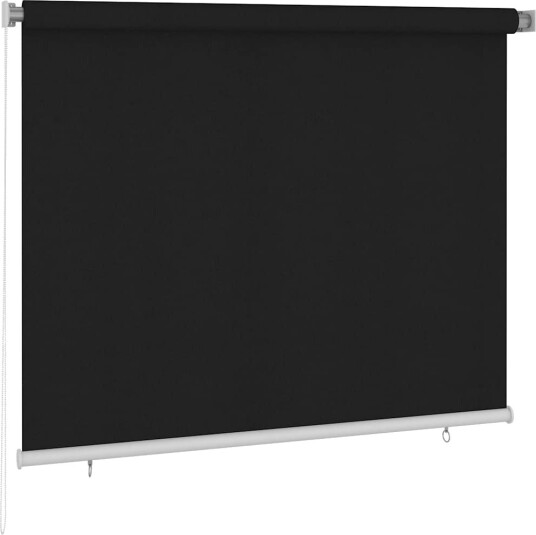 vidaXL Utendørs rullegardin 185 (B) x 140 (H) cm svart