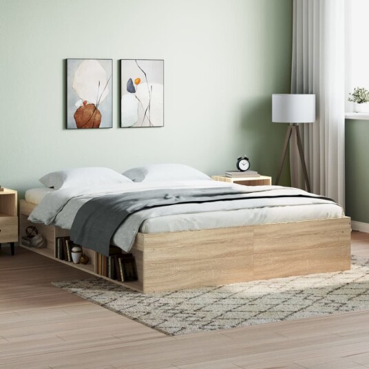 Sengeramme sonoma eik 160x200 cm 8721012158313