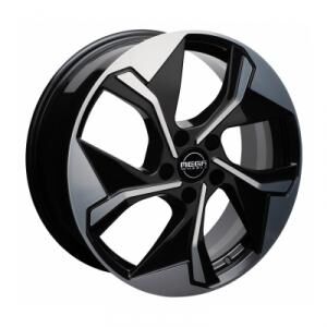 Mega Wheels Triton Black front polished 7.5x19 5/114.3 ET49 B67.1 Mega Wheels Triton Black front polished 7.5x19 5/114.3 ET49 B67.1