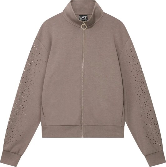 Emporio Armani EA7 Dame Gensere & Hettegensere Brun S,