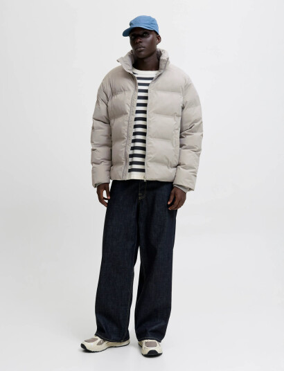 Jack & Jones Jjesoho Puffer Collar Sn - Cream - L