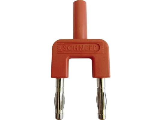 Schnepp 19/4Mb/Rt Kortslutningsstik Rød Stift Diameter: 4 Mm Stiftafstand: 19 Mm 1 Stk
