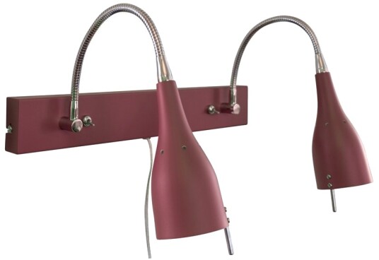 Tanum Duo Vegglampe Bredde 40 Cm Vinrød Tanum Duo Vegglampe Bredde 40 Cm Vinrød
