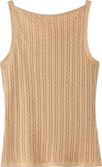 Soft Goat Dame Topper Brun M,