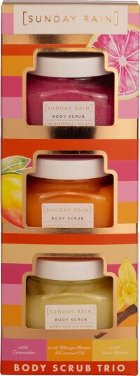 Sunday Rain Mini Scrub Trio