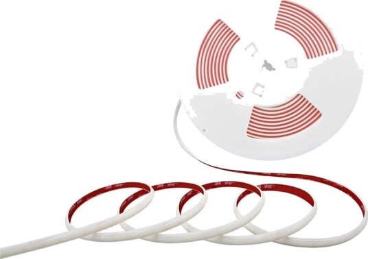 10m 12,5W/m COB LED strip sett 4000K IP65 1100lm/m 286 LED pr. meter 8mm bredde Kulør : Varm 10m 12,5W/m COB LED strip sett 4000K IP65 1100lm/m 286 LED pr. meter 8mm bredde Kulør : Varm