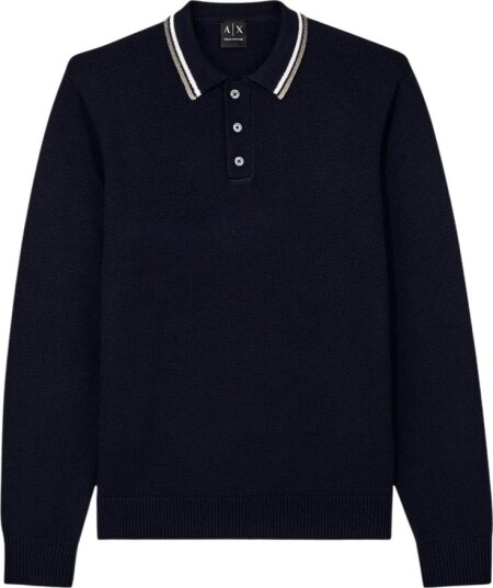 Armani Exchange Knit Polo   DEEP NAVY   S