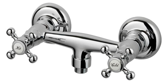 Tapwell Fblv168 Classic Dusjbatteri 2-greps Krom Tapwell Fblv168 Classic Dusjbatteri 2-greps Krom