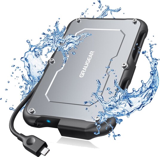 Graugear Spritzs SSD/HDD Harddiskkabinett USB 3.2 2.5"