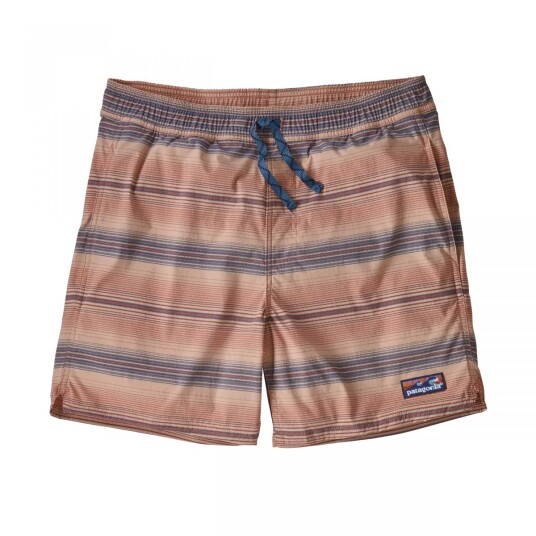 Patagonia M Stretch Wavefarer Volley Shorts 16" Herre, ROMN Rotation: Mellow Melon, L