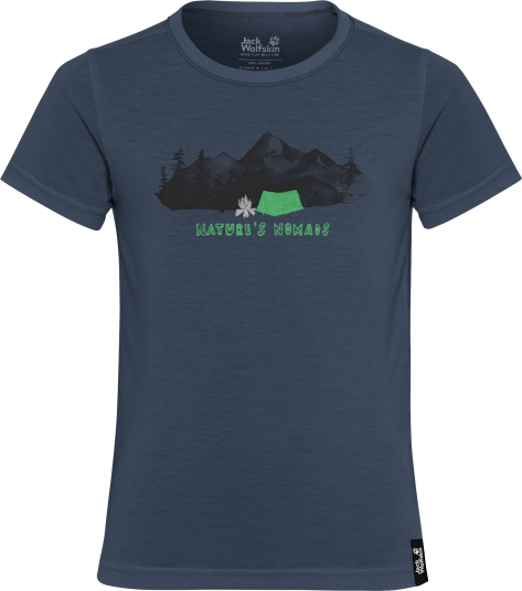 Jack Wolfskin Kids" Hiking Graphic T Midnight Sky 176 Jack Wolfskin Kids" Hiking Graphic T Midnight Sky 176