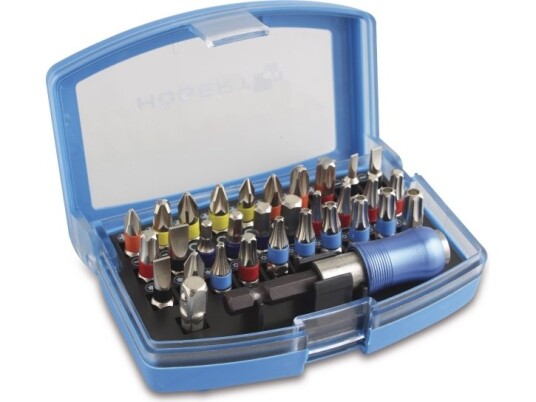 Högert Technik Skrutrekkerbits 1/4" Stål S2 32 Elementer (Ht1s400)