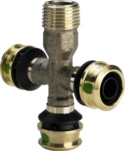 5 stk Raxofix tverrstykke med skrukobling 1/2" x 16 mm