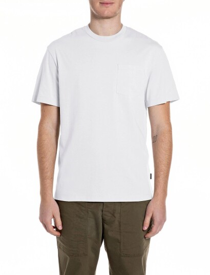 Replay T Shirt Relaxed White XL Replay T Shirt Relaxed White XL