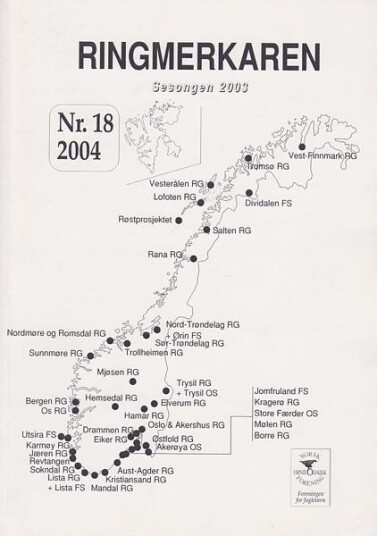 Ringmerkaren nr.18 Sesongen 2004