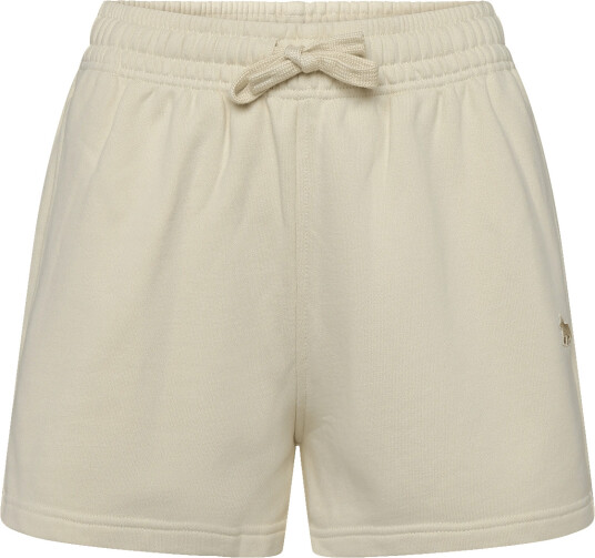 Maison Kitsune Baby Fox Patch Regular Jog Shorts Cream XS Maison Kitsune Baby Fox Patch Regular Jog Shorts Cream XS