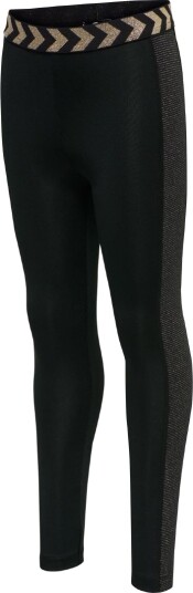 Hummel Leggings hmlEllen Svart m. Sølvstriper Hummel 4 år (104) Leggings Hummel Leggings hmlEllen Svart m. Sølvstriper Hummel 4 år (104) Leggings