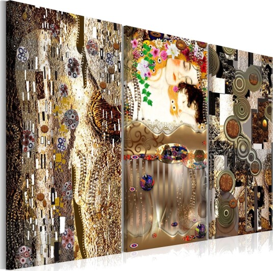 Bilde Mom With Child 3 Parts 120x80 Artgeist sp. z o. o.