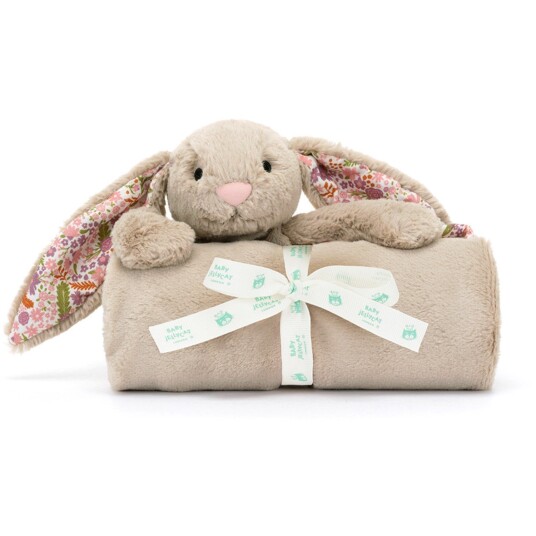Jellycat Bashful Kanin Beige Engteppe