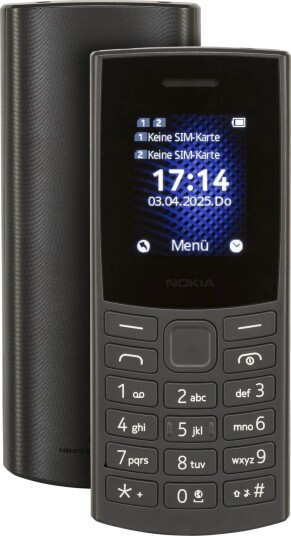 Nokia 105 4G (2. generasjon) Carbon