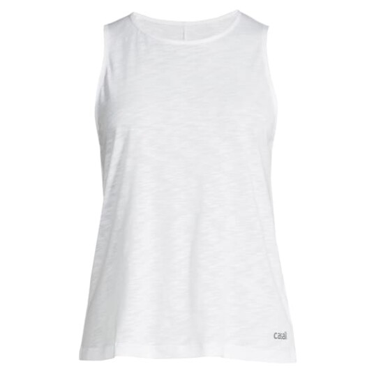 Casall Soft Texture Tank Dame White 38