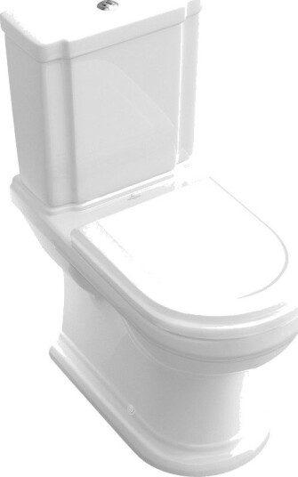 Villeroy & Boch Hommage toalett, rengjøringsvennlig, hvit