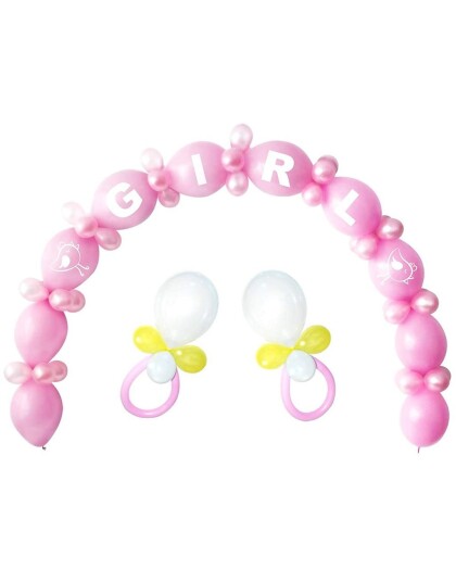 Girl   Lys Rosa Ballong Buesett