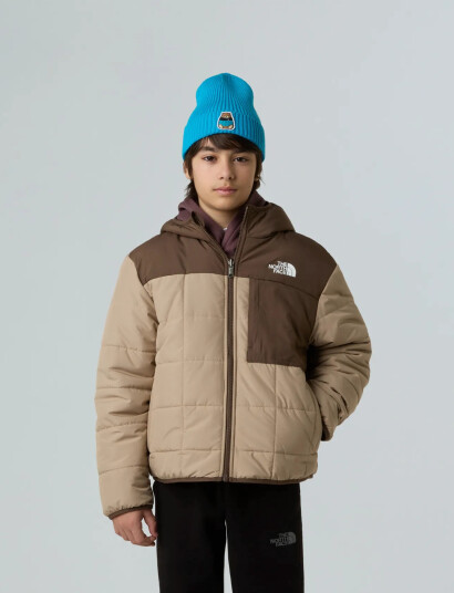 The North Face B Reversible Shasta F/Z Hooded Jacket Brown 117-122
