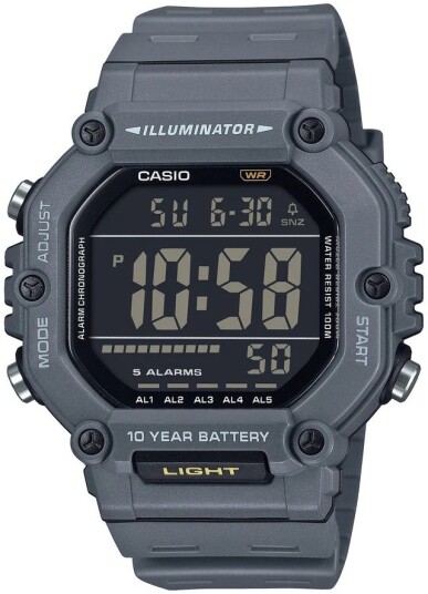 Casio Herreklokke AE 1600H 8BVEF Collection LCD/Resinplast Casio Herreklokke AE 1600H 8BVEF Collection LCD/Resinplast