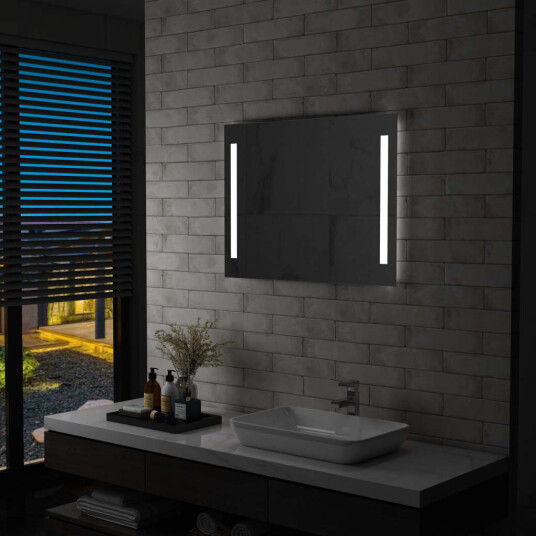 vidaXL LED-veggspeil til bad 80x60 cm vidaXL LED-veggspeil til bad 80x60 cm