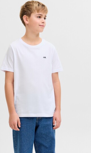 JJ REBEL Jrebrebel Logo Tee Ss Crew Neck Noos Jnr   White   176