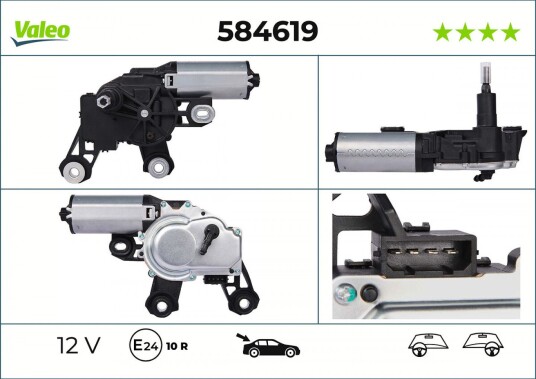 VALEO 584619 Vindusviskermotor