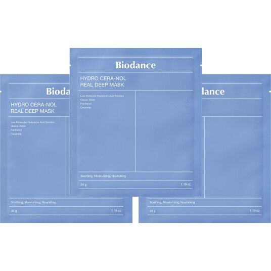 Biodance Hydro Cera-nol Real Deep Mask 34 g x 3