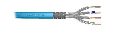 Digitus Professional Installation Cable 500 M 7 Mm S/Ftp Simpleks Cat 6A Riser Cus Solid Halogenfri Lys Blå Ral 5012