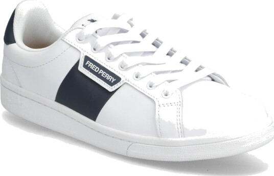 Fred Perry B721 Leather / Branded White 45