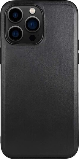 BUFFALO Backcover Leather Black iPhone 14 Pro Max 6,7" MagSeries
