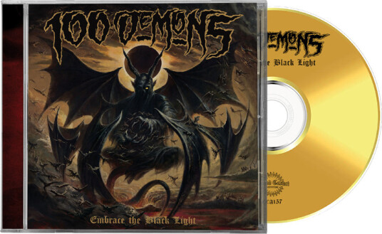 100 Demons Embrace The Black Light CD