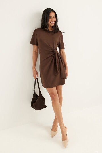 Bubbleroom Knot Tee Dress