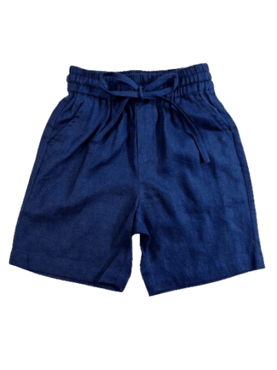 Vilje & Ve Sidney lin shorts navy